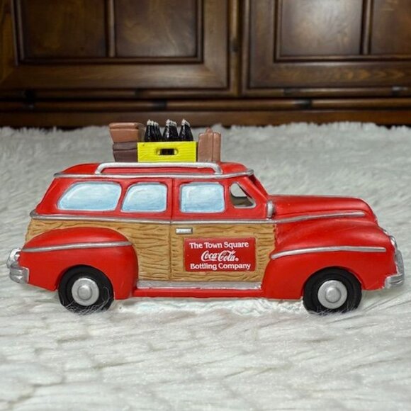 Vintage Coca-Cola Town Square Collection Family Wagon Bottling Company Figurine - Picture 3 of 9